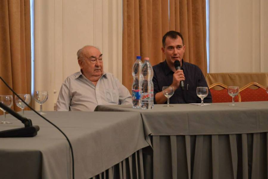 Novák Ferenc (Tata) és Varga Sándor. Az intézményes tánckutatás kezdetei kerekasztal beszélgetés. Budapest, 2014.