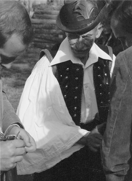 Horpácsik János és Martin György gyűjtő. Ópályi, 1983.